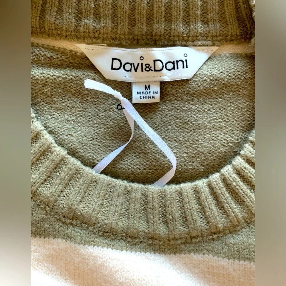 Davi & Dani Stripped Soft Sweater